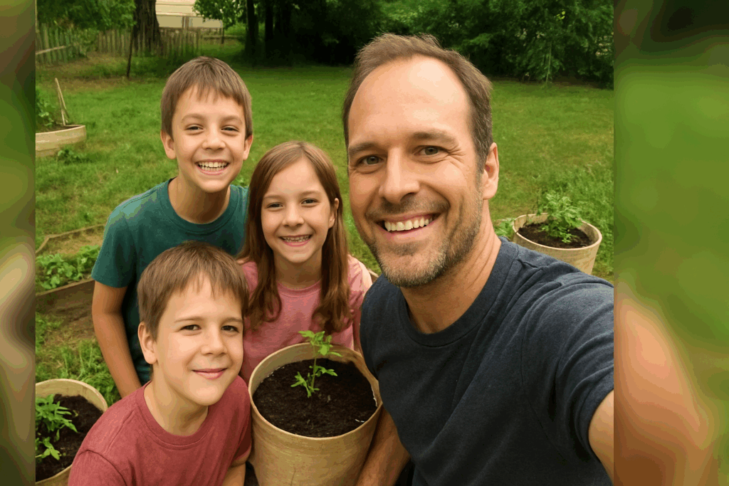 Chris D., homeschooling dad of 3 is pleased about using the "My Garden Adventure Planner."